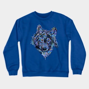 Blue Wolf Crewneck Sweatshirt